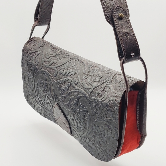 Kenzo Embossed Leather Handbag - Picture 2 of 9